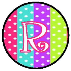 Initials - Colorful Polka Dots Badge ID Reel