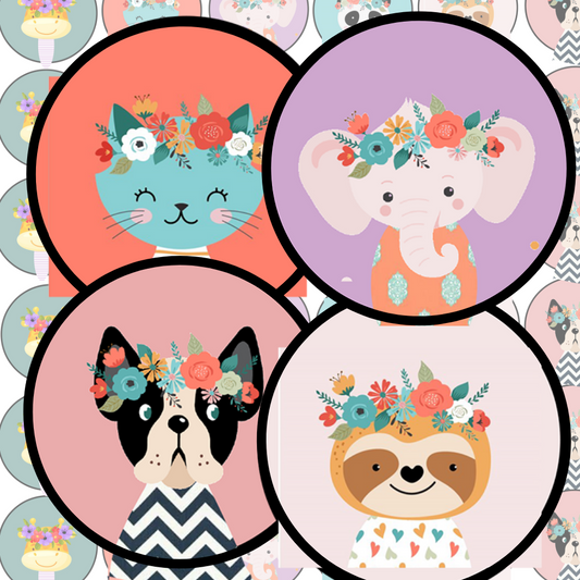 Flower Friends Badge ID Reel