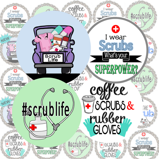 Scrub Life Badge ID Reel