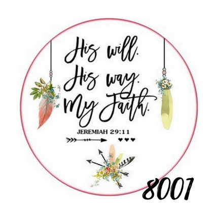 Boho Bible Verse Badge ID Reel