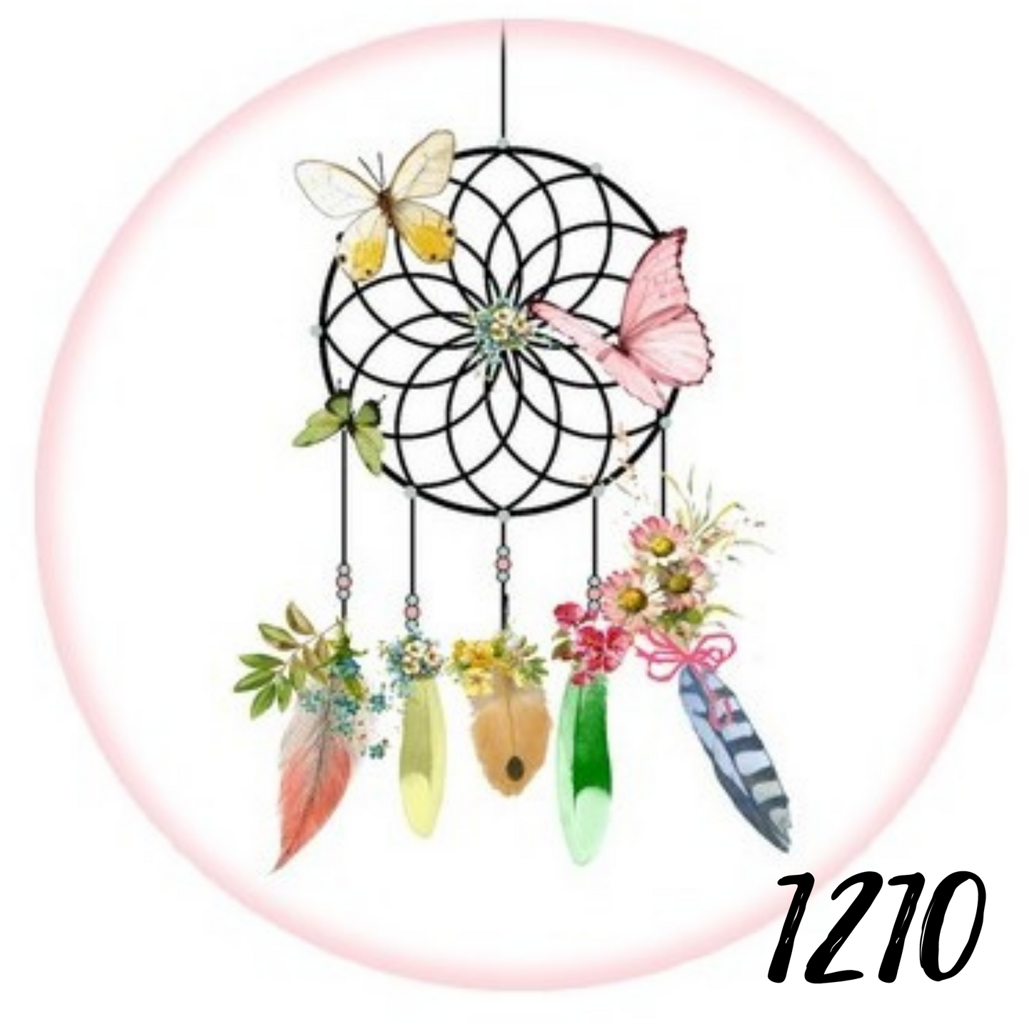 Boho Flower Child Badge ID Reel