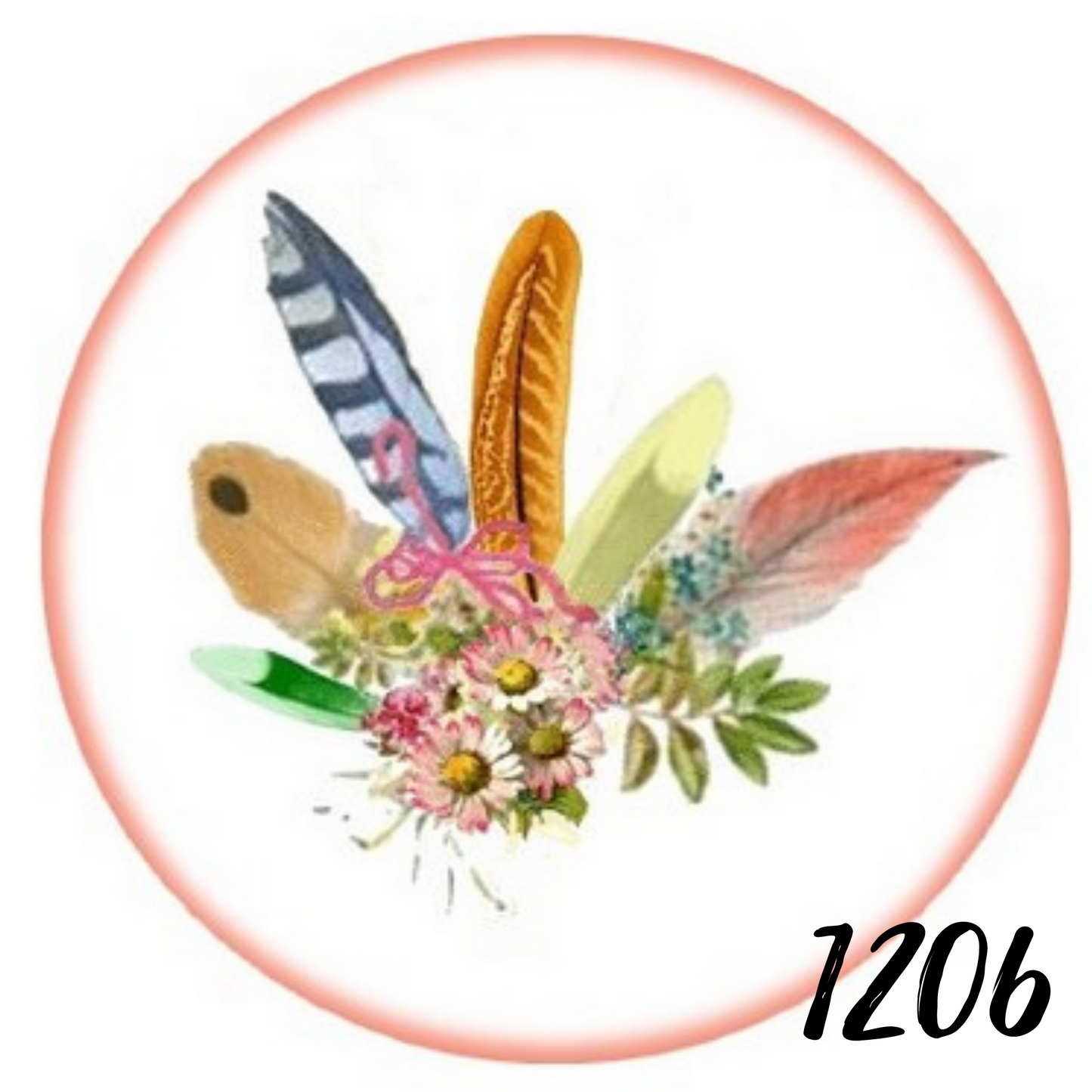 Boho Flower Child Badge ID Reel