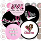 Breast Cancer Awareness Badge ID Reel