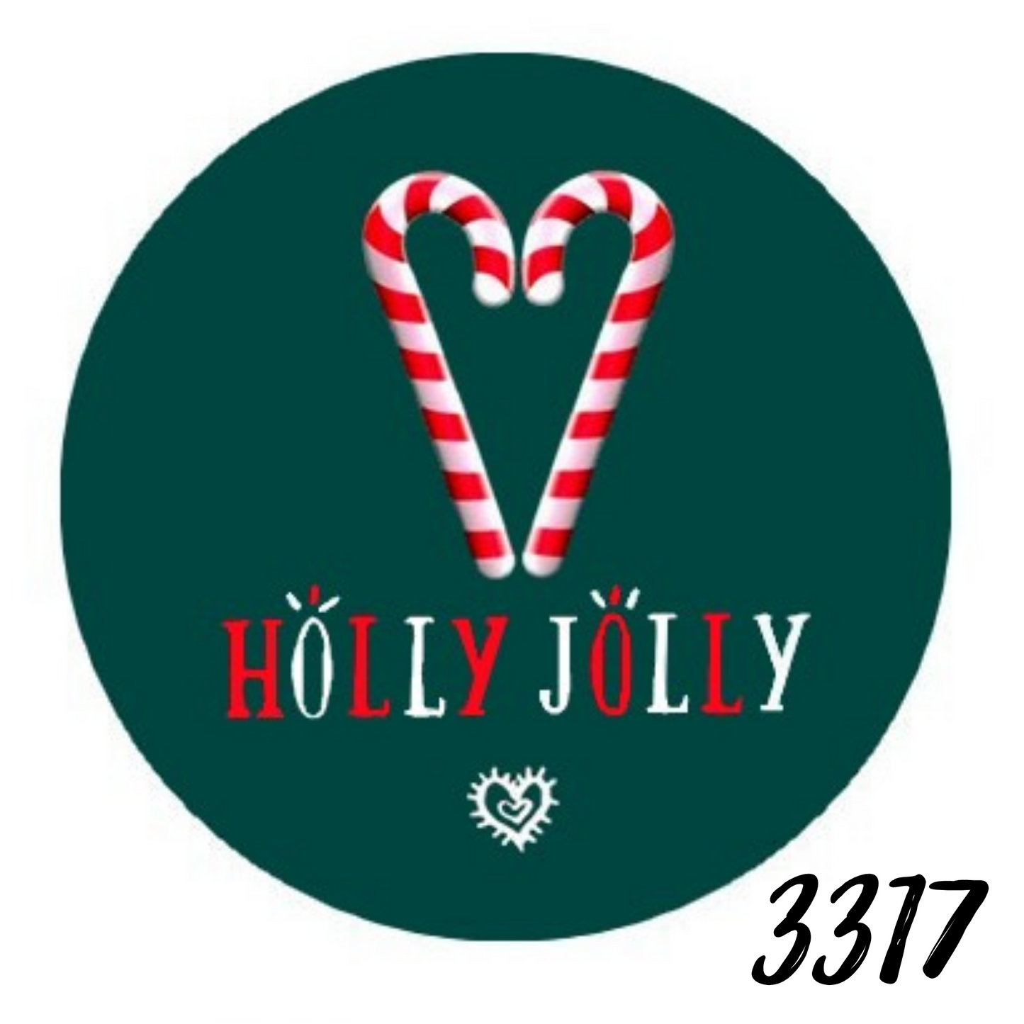 Green & Red Holiday Badge ID Reel