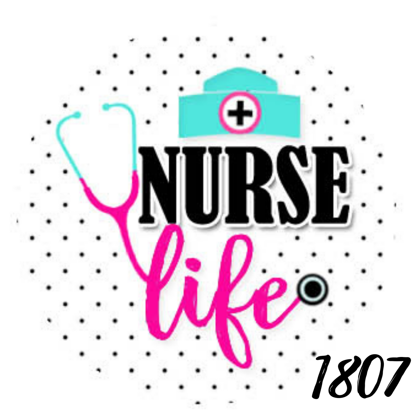 Nurse Life Badge ID Reel