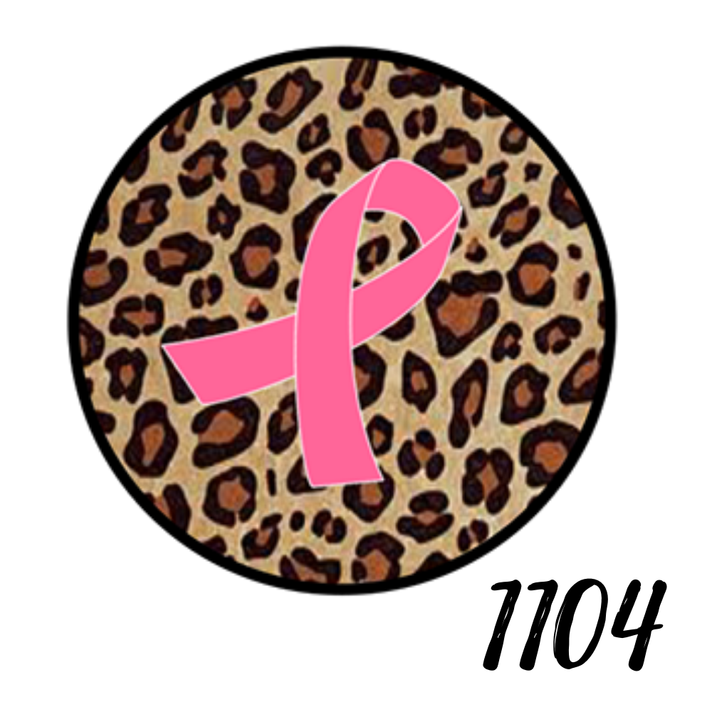 Breast Cancer Ribbon Badge ID Reel