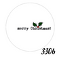 White Christmas Holiday Badge ID Reel