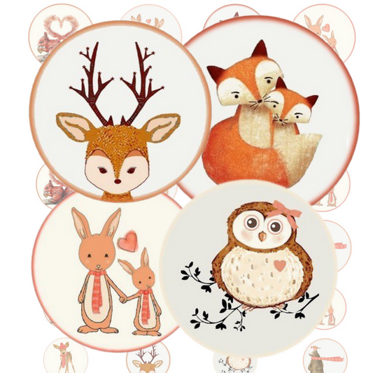 Woodland Animal Badge ID Reel