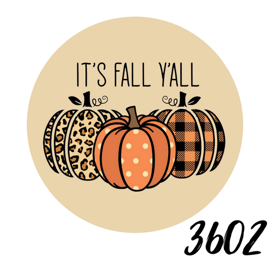 Fall Festive Badge ID Reel